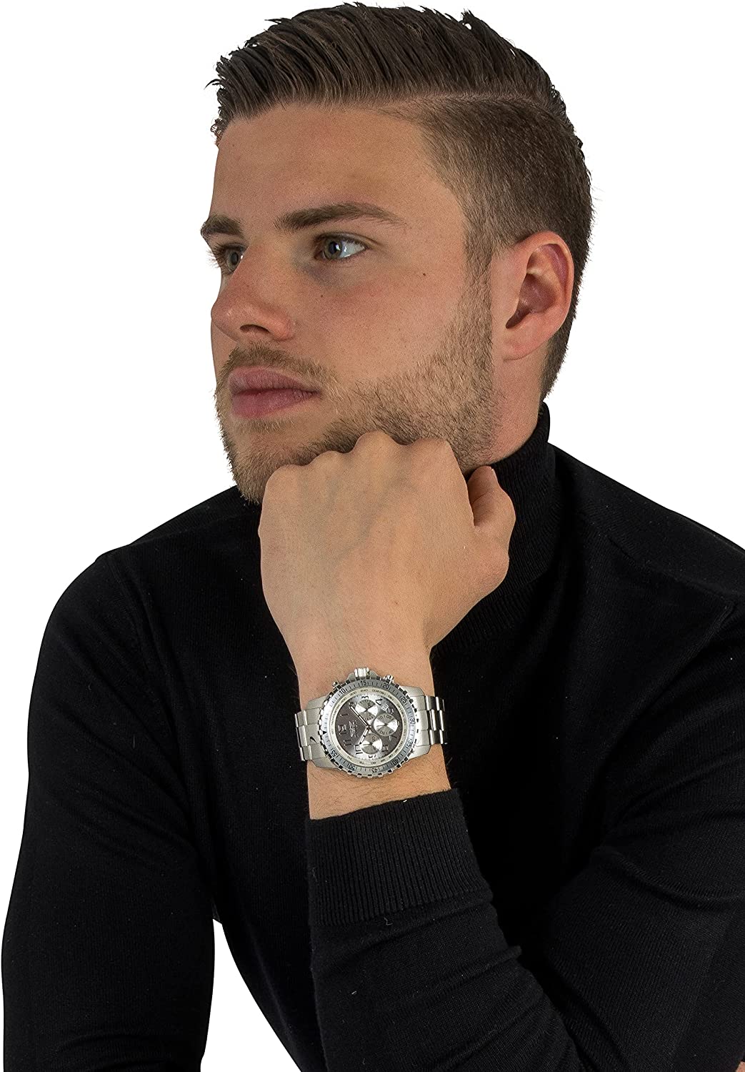 Invicta Men's Specialty Quartz Watch with Stainless Steel Band - Image 5
